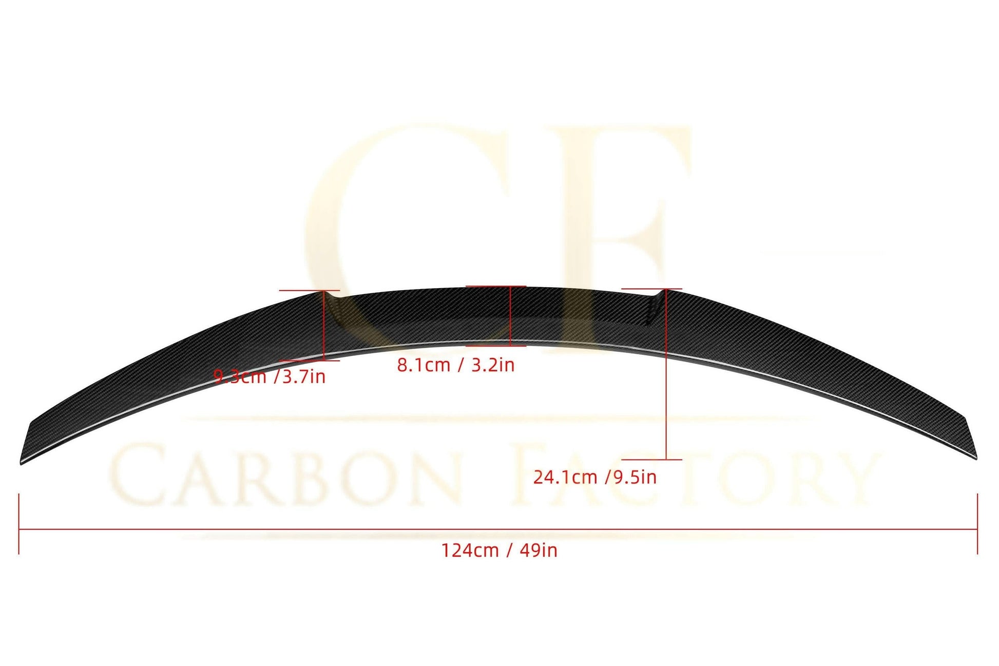 V Style Pre-Preg Carbon Fibre Boot Spoiler for BMW 2 Series F22 F87 M2 13-21 - Carbon Factory