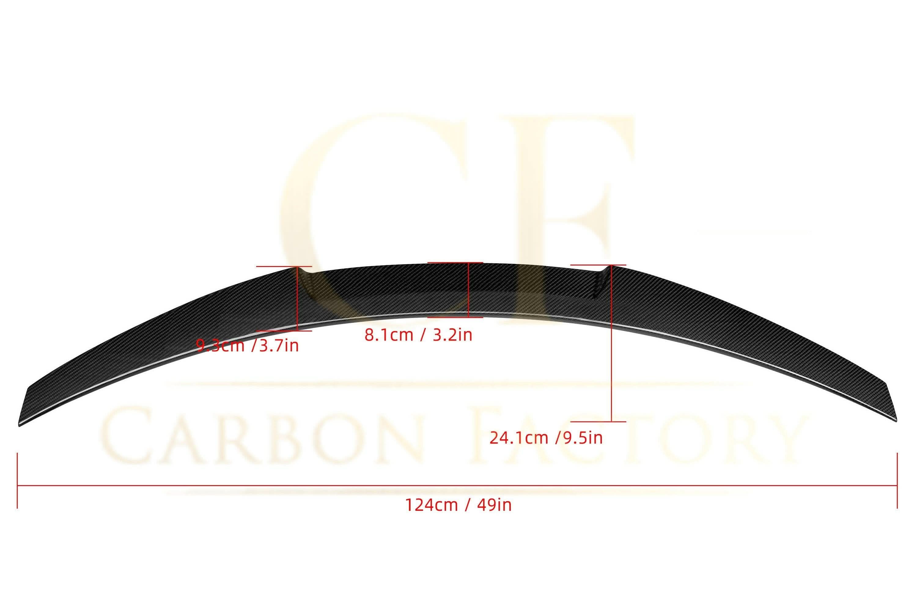 V Style Pre-Preg Carbon Fibre Boot Spoiler for BMW 2 Series F22 F87 M2 13-21 - Carbon Factory