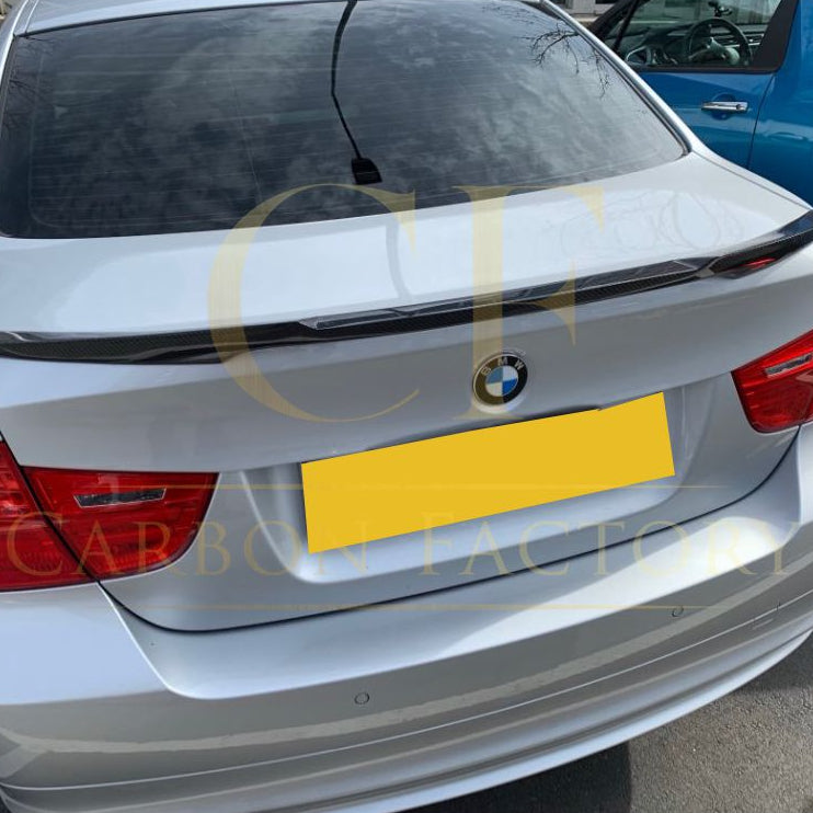 V Style Pre-Preg Carbon Fibre Boot Spoiler for BMW 3 Series E90 Saloon inc M3 07-13 - Carbon Factory