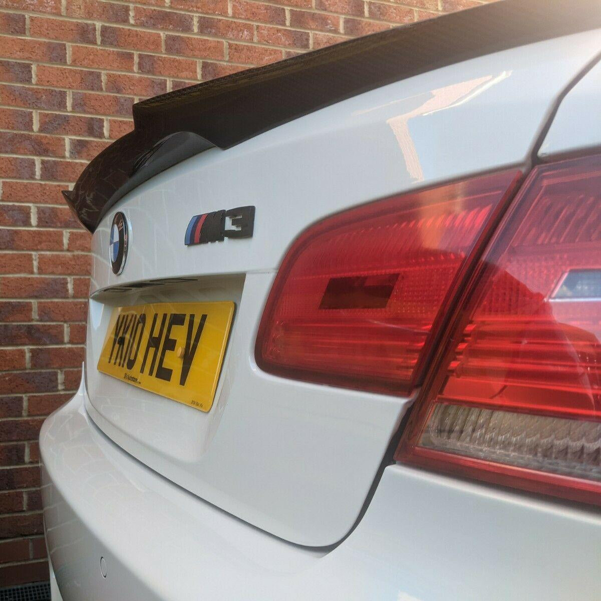 V Style Pre-Preg Carbon Fibre Boot Spoiler for BMW 3 Series E92 Coupe inc - Carbon Factory