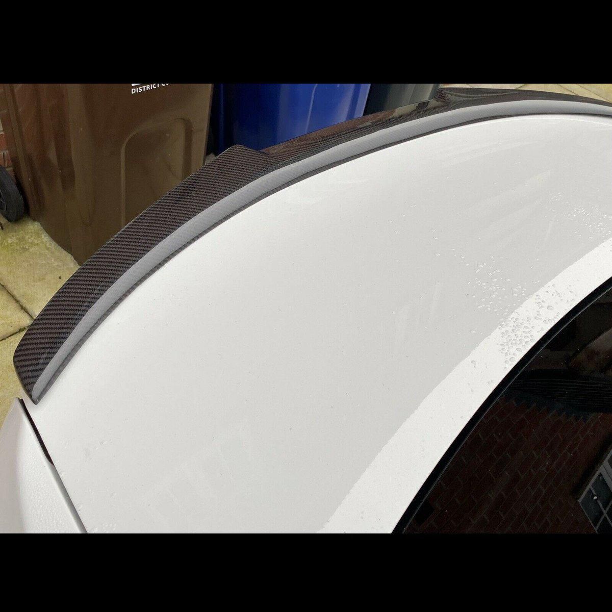 V Style Pre-Preg Carbon Fibre Boot Spoiler for BMW 3 Series F30 F80 Saloon inc M3 13-18 - Carbon Factory