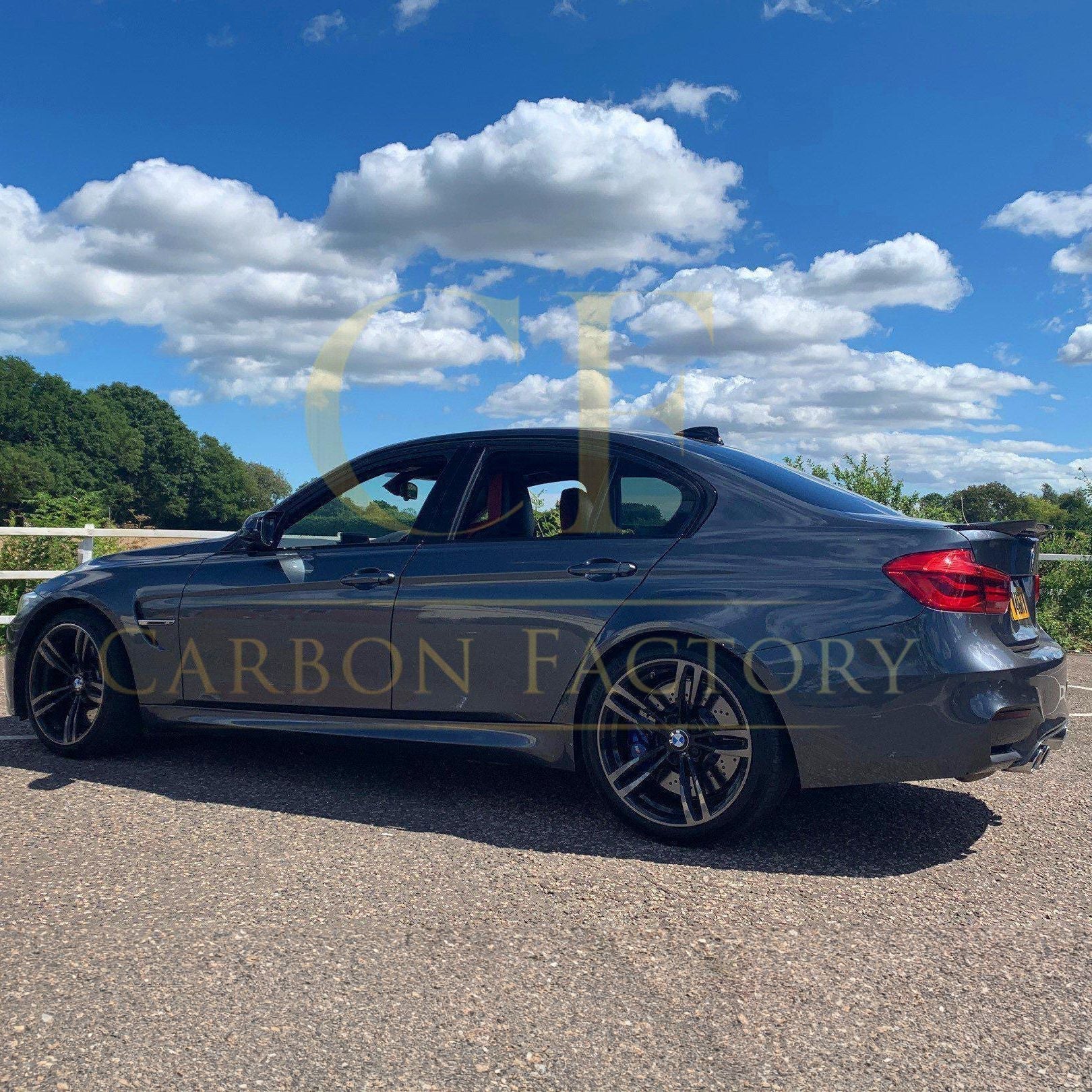 V Style Pre-Preg Carbon Fibre Boot Spoiler for BMW 3 Series F30 F80 Saloon inc M3 13-18 - Carbon Factory