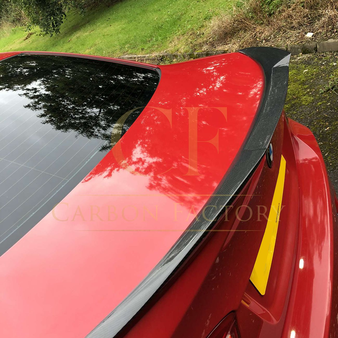 V Style Pre-Preg Carbon Fibre Boot Spoiler for BMW 3 Series F30 F80 Saloon inc M3 13-18 - Carbon Factory