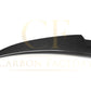 V Style Pre-Preg Carbon Fibre Boot Spoiler for BMW 4 Series F33 Convertible inc F83 M4 14-20 - Carbon Factory