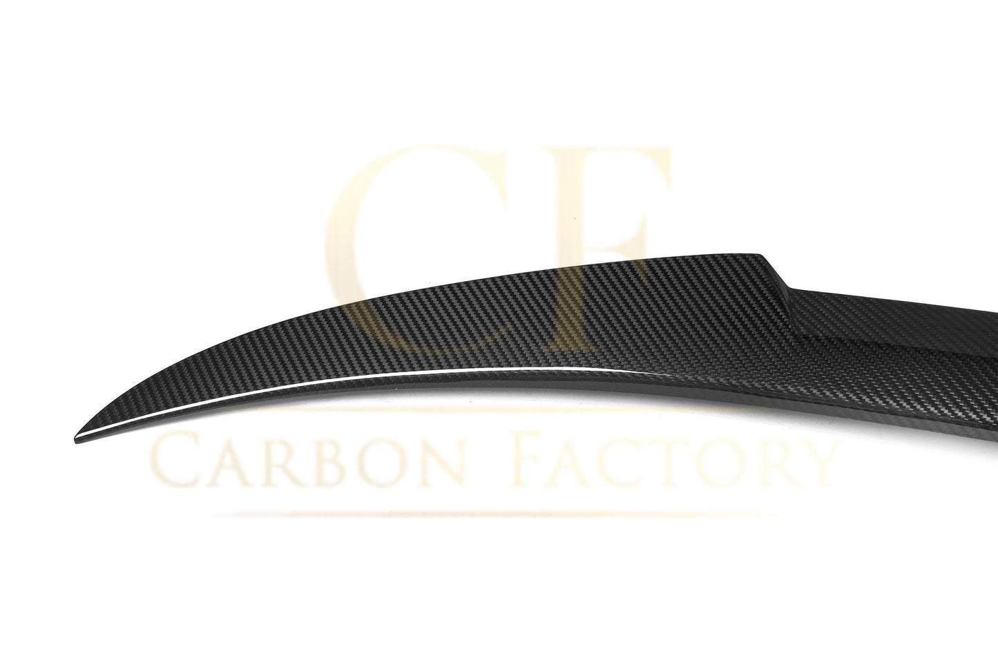 V Style Pre-Preg Carbon Fibre Boot Spoiler for BMW 4 Series F33 Convertible inc F83 M4 14-20 - Carbon Factory
