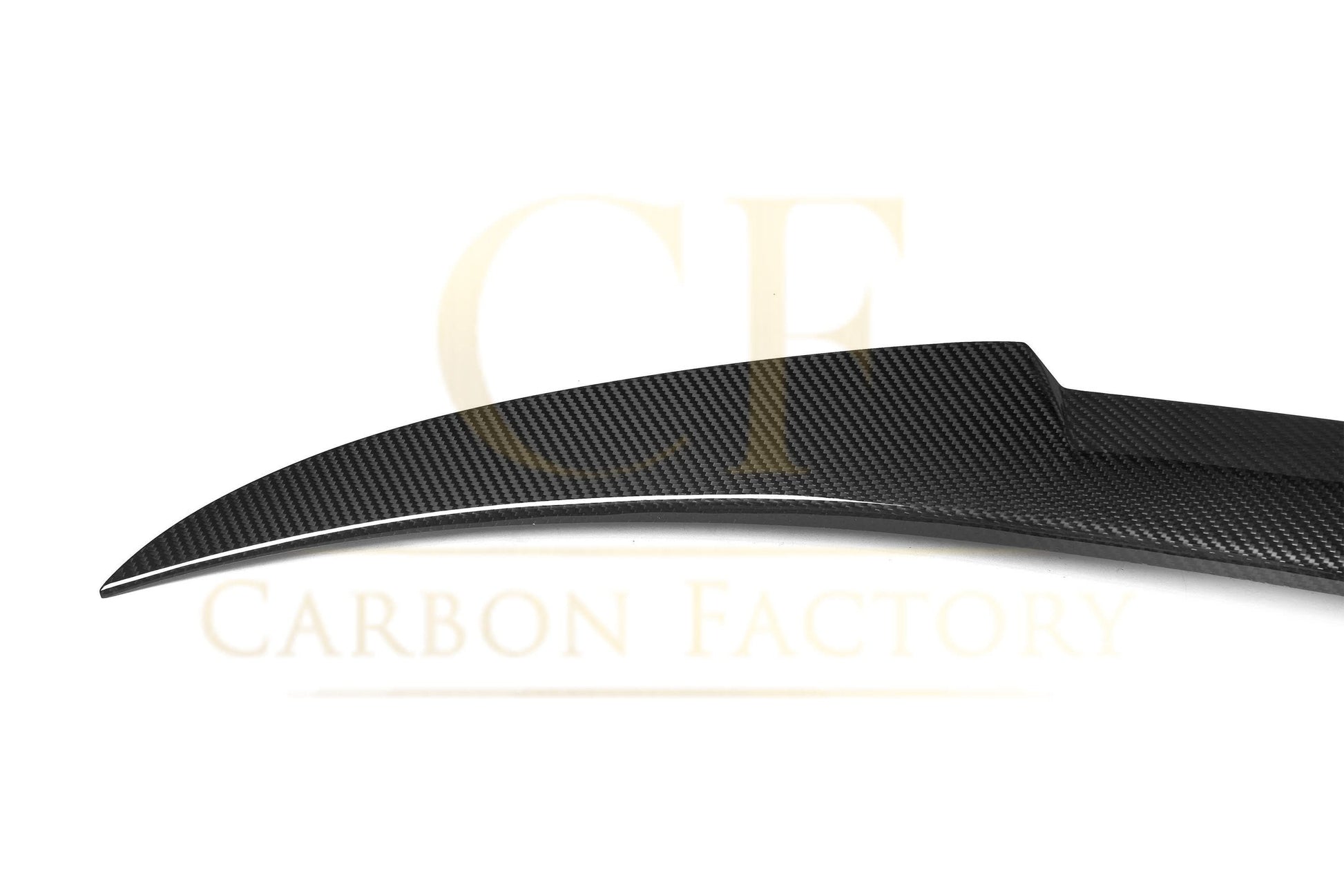 V Style Pre-Preg Carbon Fibre Boot Spoiler for BMW 4 Series F33 Convertible inc F83 M4 14-20 - Carbon Factory
