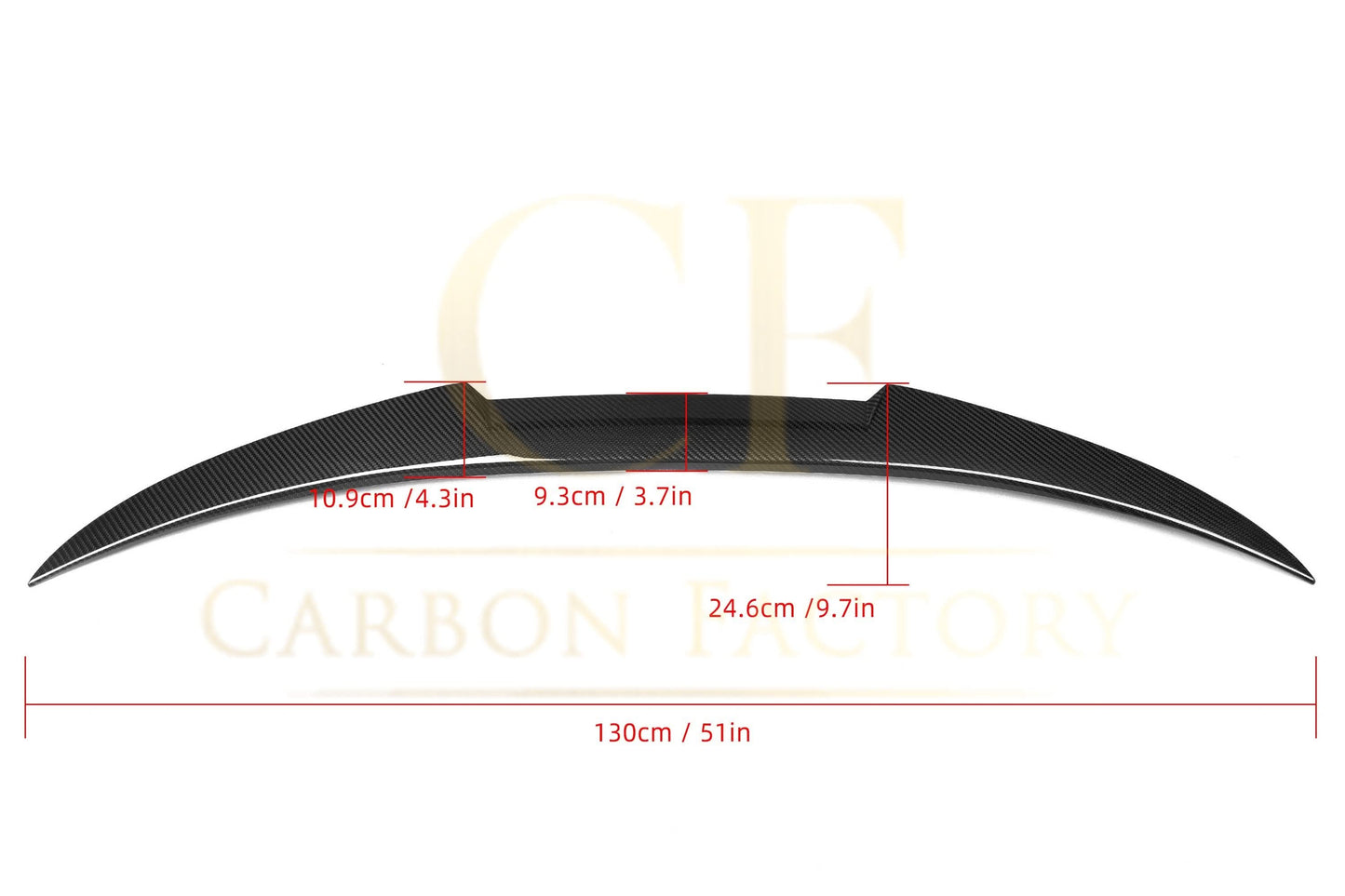 V Style Pre-Preg Carbon Fibre Boot Spoiler for BMW 4 Series F33 Convertible inc F83 M4 14-20 - Carbon Factory
