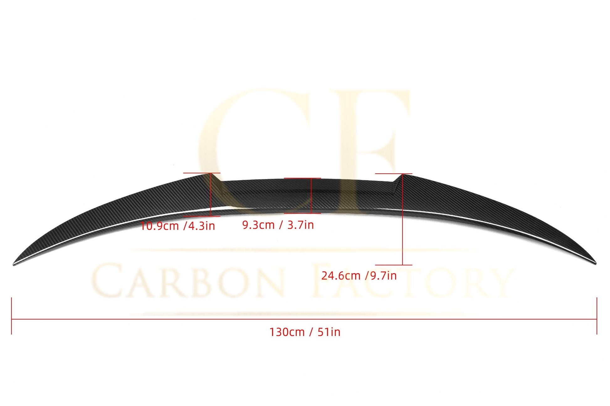 V Style Pre-Preg Carbon Fibre Boot Spoiler for BMW 4 Series F33 Convertible inc F83 M4 14-20 - Carbon Factory