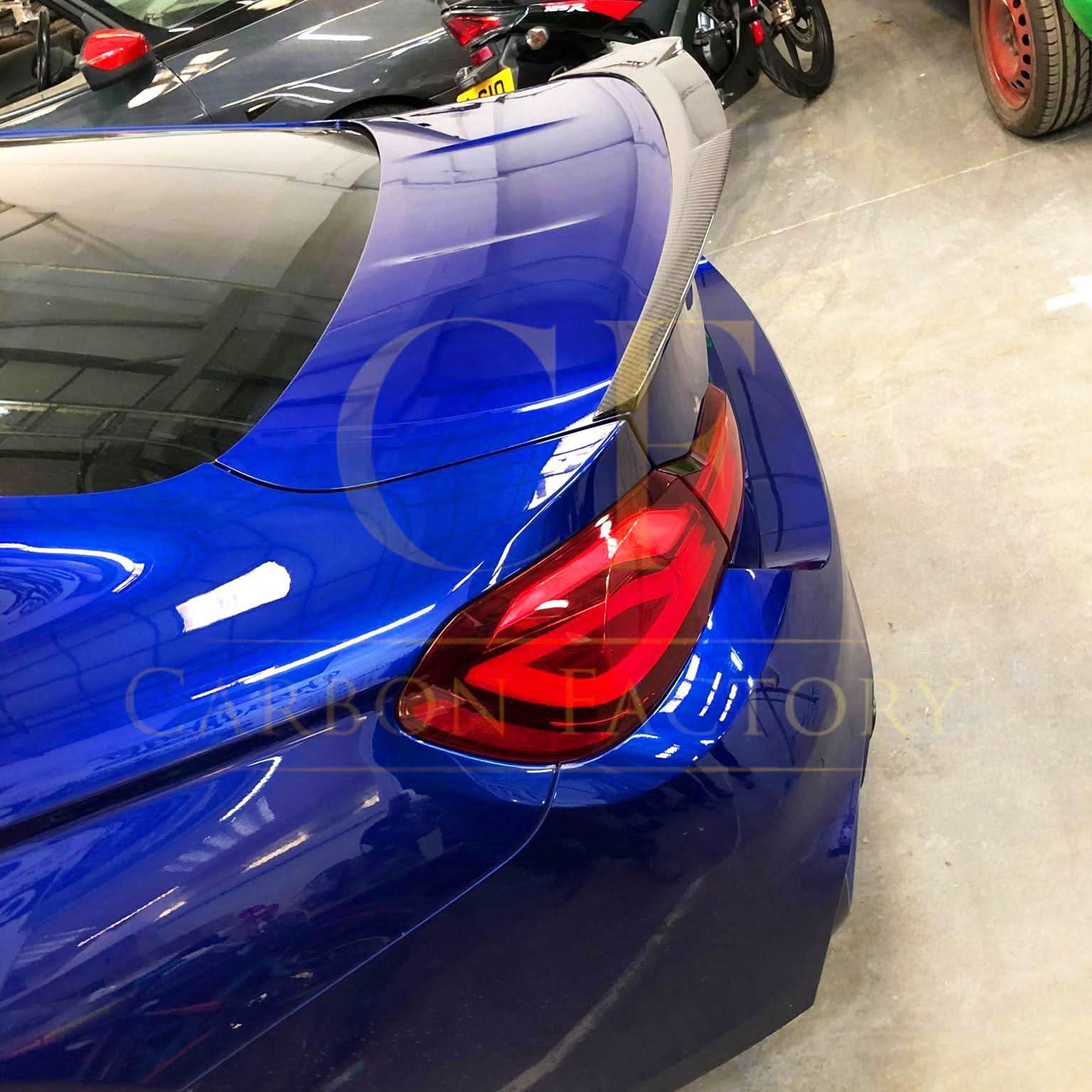 V Style Pre-Preg Carbon Fibre Boot Spoiler for BMW F82 M4 Coupe 14-20 - Carbon Factory