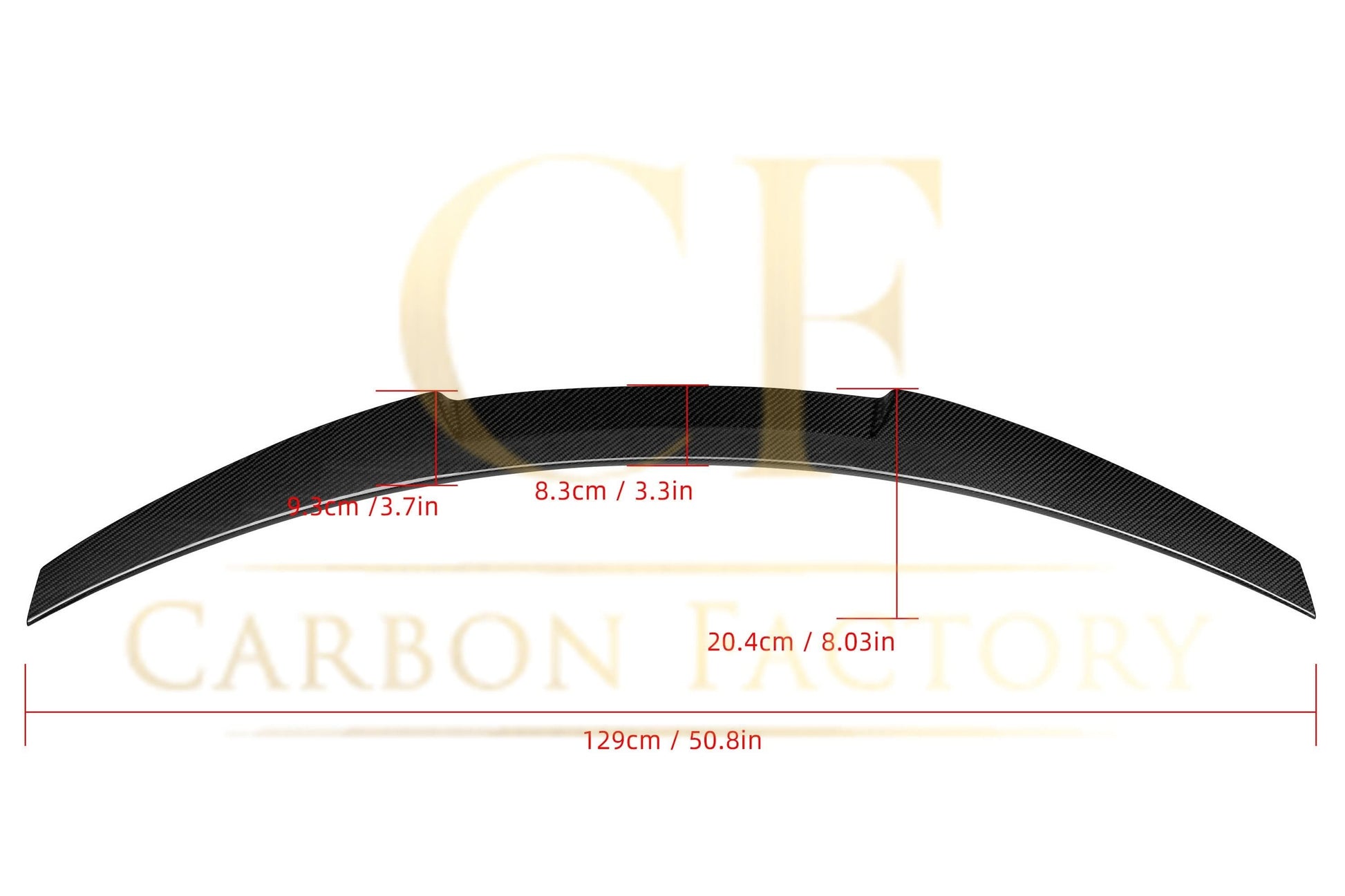 V Style Pre-Preg Carbon Fibre Boot Spoiler for BMW G30 5 Series F90 M5 17-23 - Carbon Factory