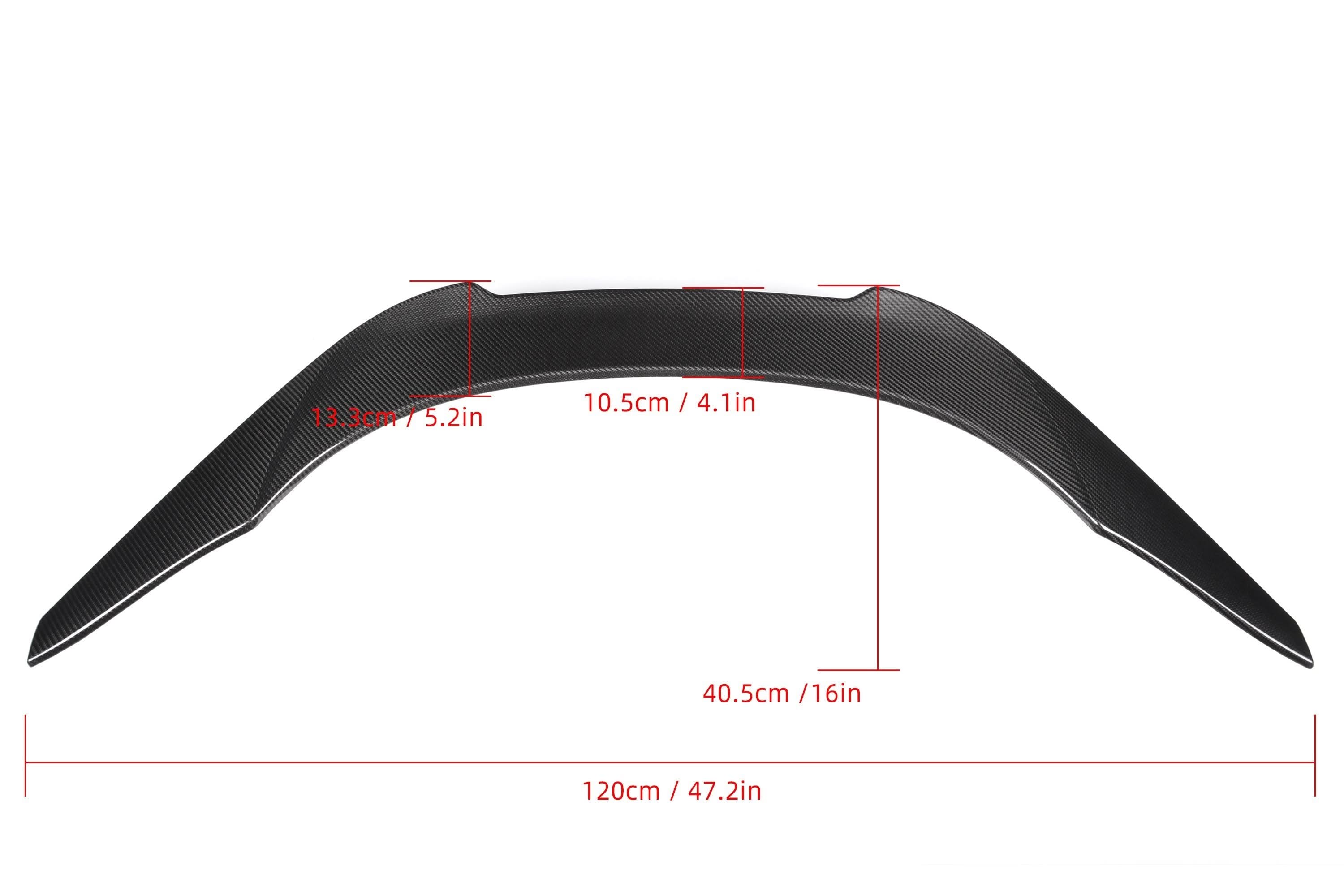 V Style Pre-Preg Carbon Fibre Rear Spoiler for Toyota A90 Supra 19-Present - Carbon Factory
