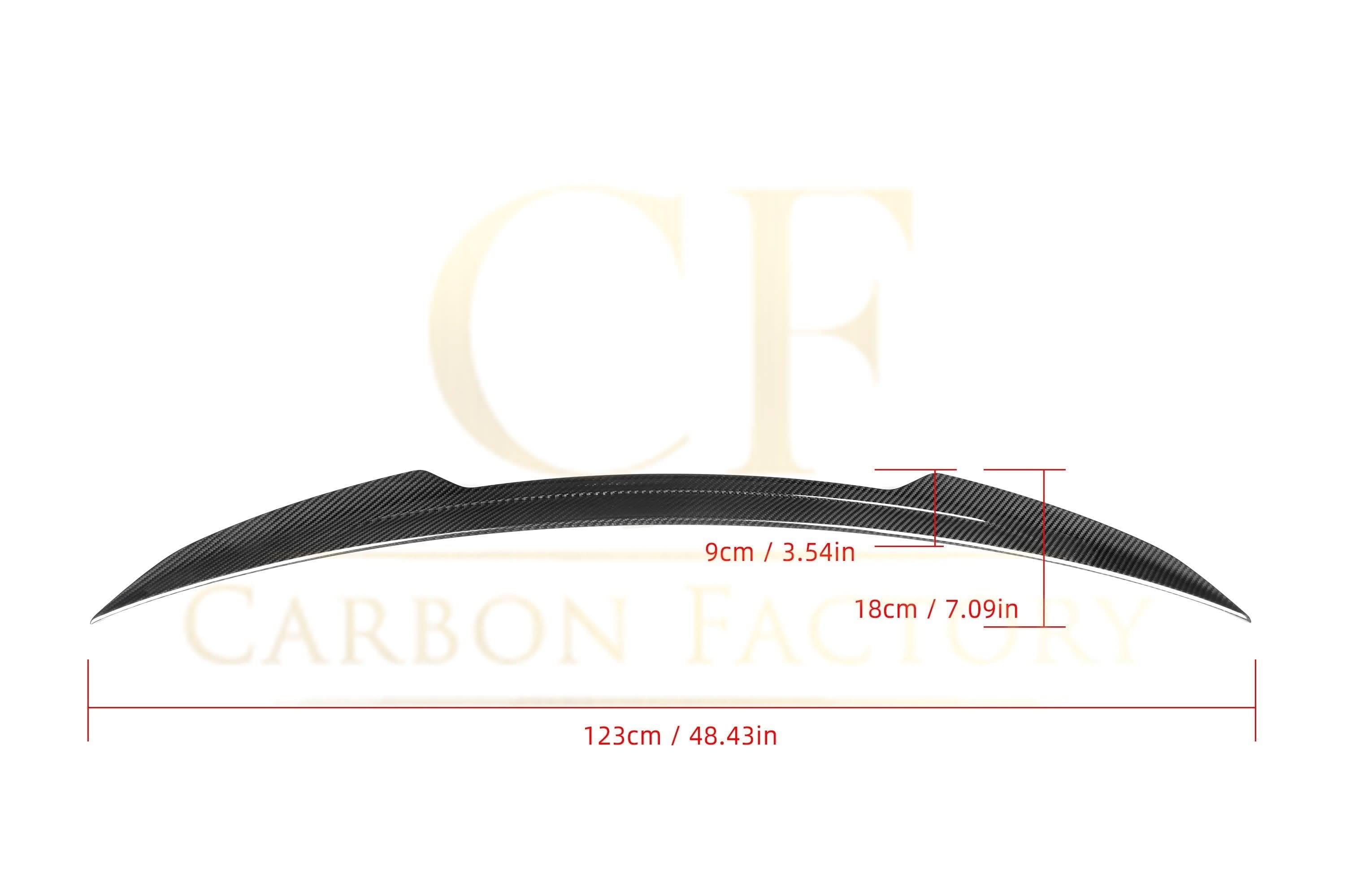 X Style Pre-Preg Carbon Fibre Boot Spoiler for Mercedes Benz C218 CLS 14-18 - Carbon Factory