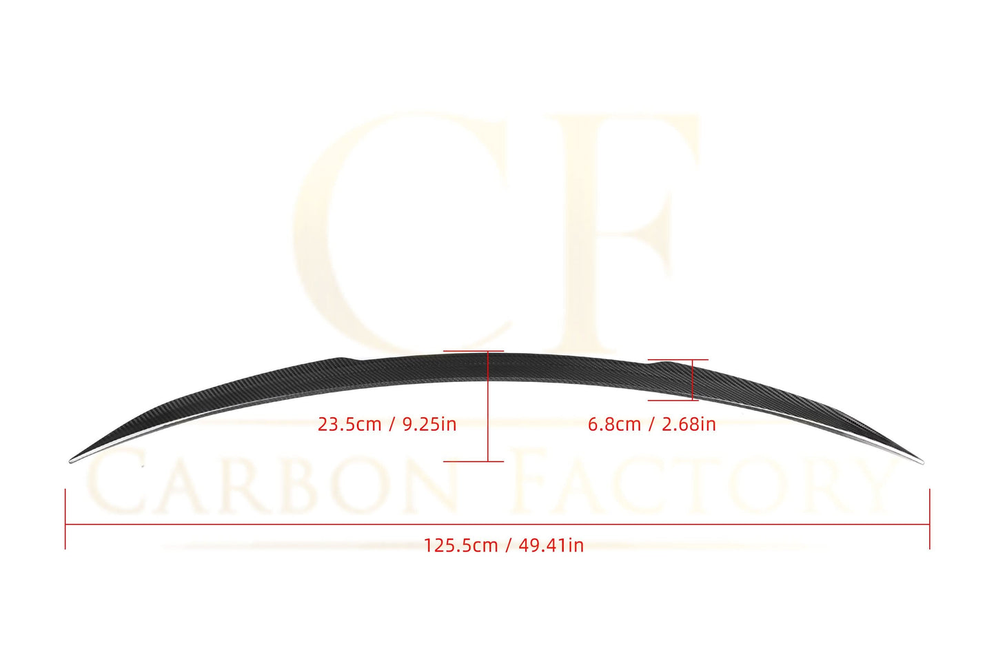 X Style Pre-Preg Carbon Fibre Boot Spoiler for Mercedes Benz C238 E Class Coupe 17-Present - Carbon Factory