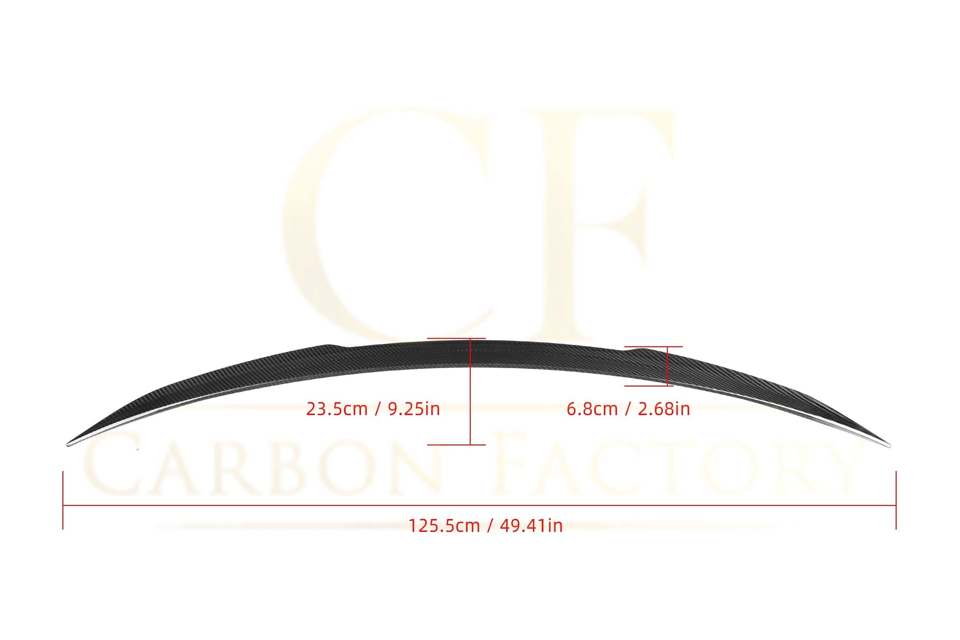 X Style Pre-Preg Carbon Fibre Boot Spoiler for Mercedes Benz C238 E Class Coupe 17-Present - Carbon Factory