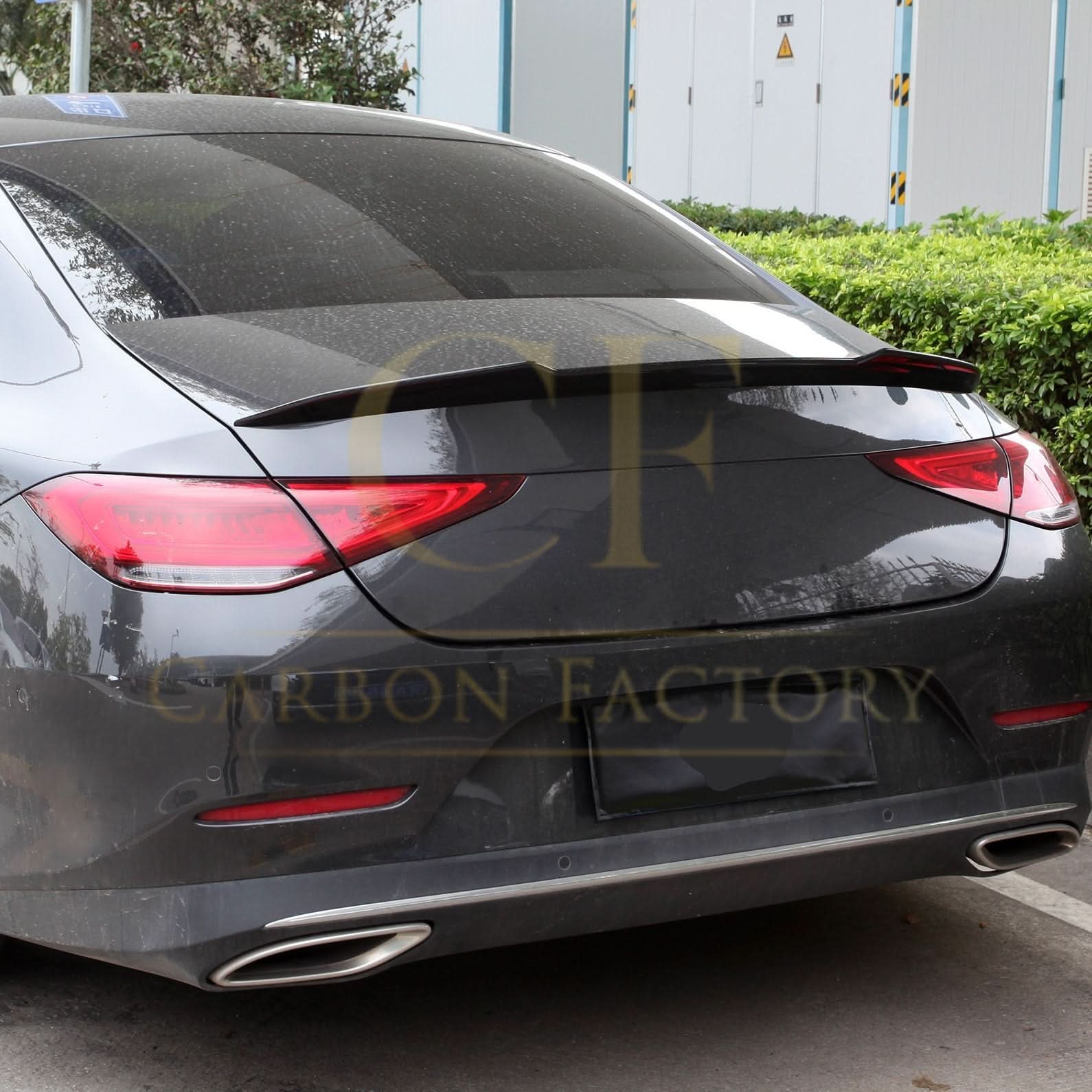 X Style Pre-Preg Carbon Fibre Boot Spoiler for Mercedes Benz C257 CLS Saloon 20-Present - Carbon Factory