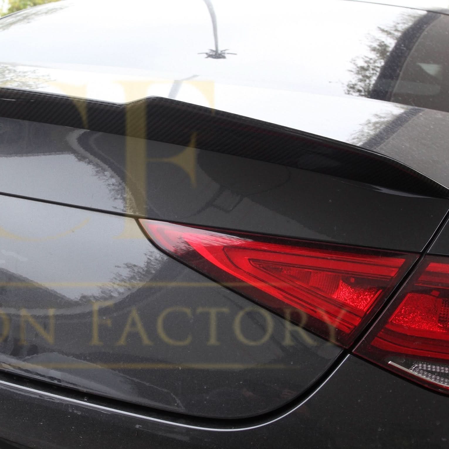 X Style Pre-Preg Carbon Fibre Boot Spoiler for Mercedes Benz C257 CLS Saloon 20-Present - Carbon Factory