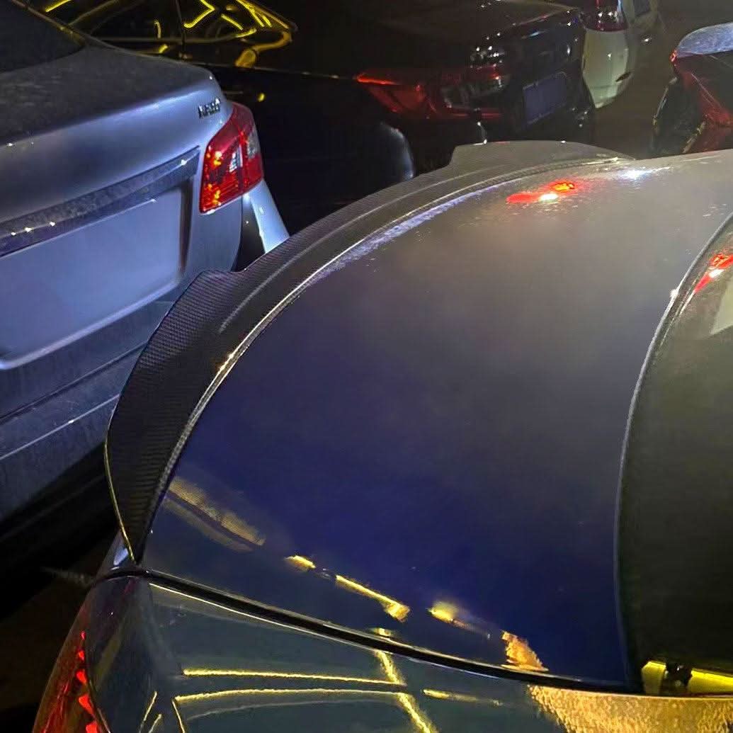 X Style Pre-Preg Carbon Fibre Boot Spoiler for Mercedes Benz W206 C Class Saloon 21-Present - Carbon Factory
