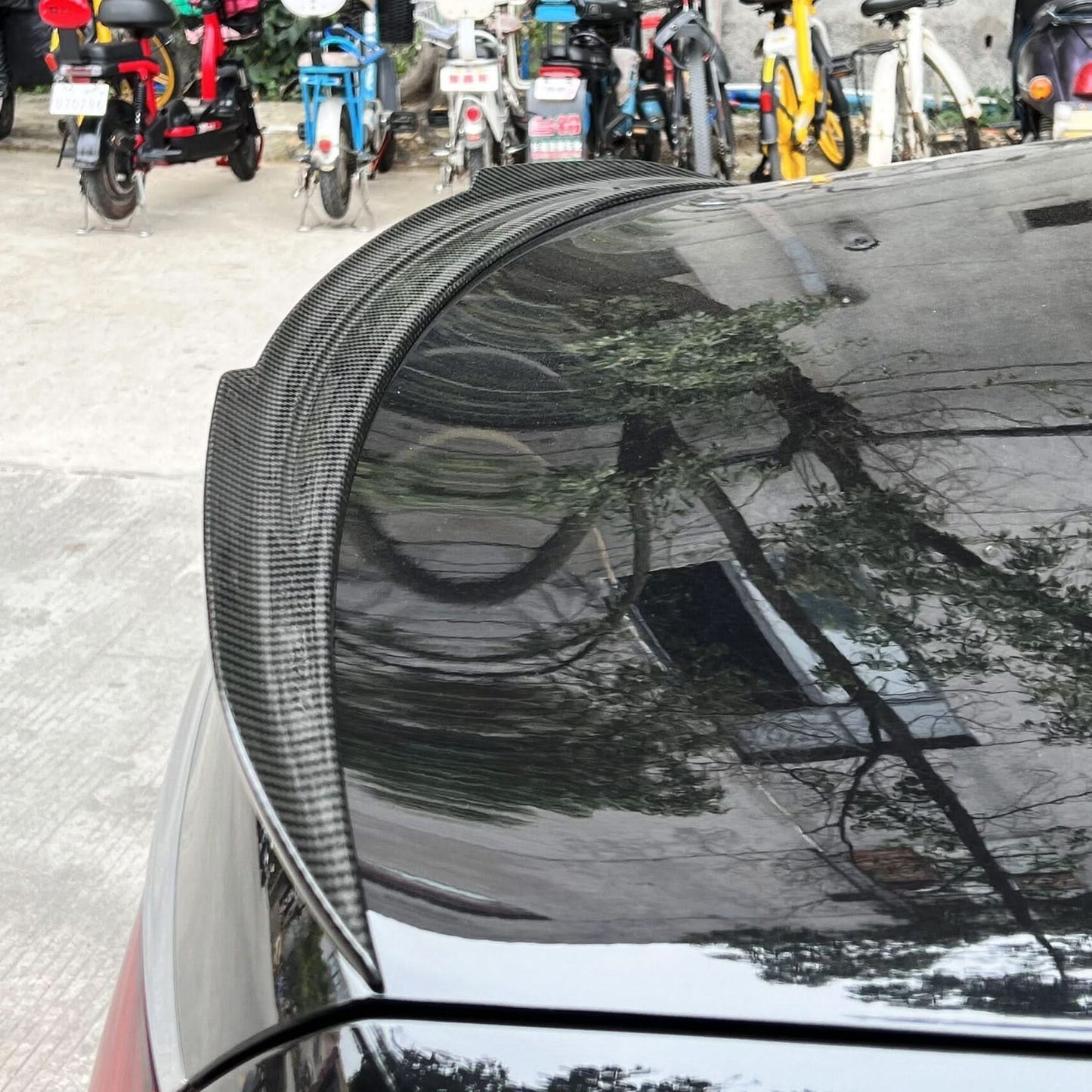 X Style Pre-Preg Carbon Fibre Boot Spoiler for Mercedes Benz W213 E Class Saloon 17-Present - Carbon Factory