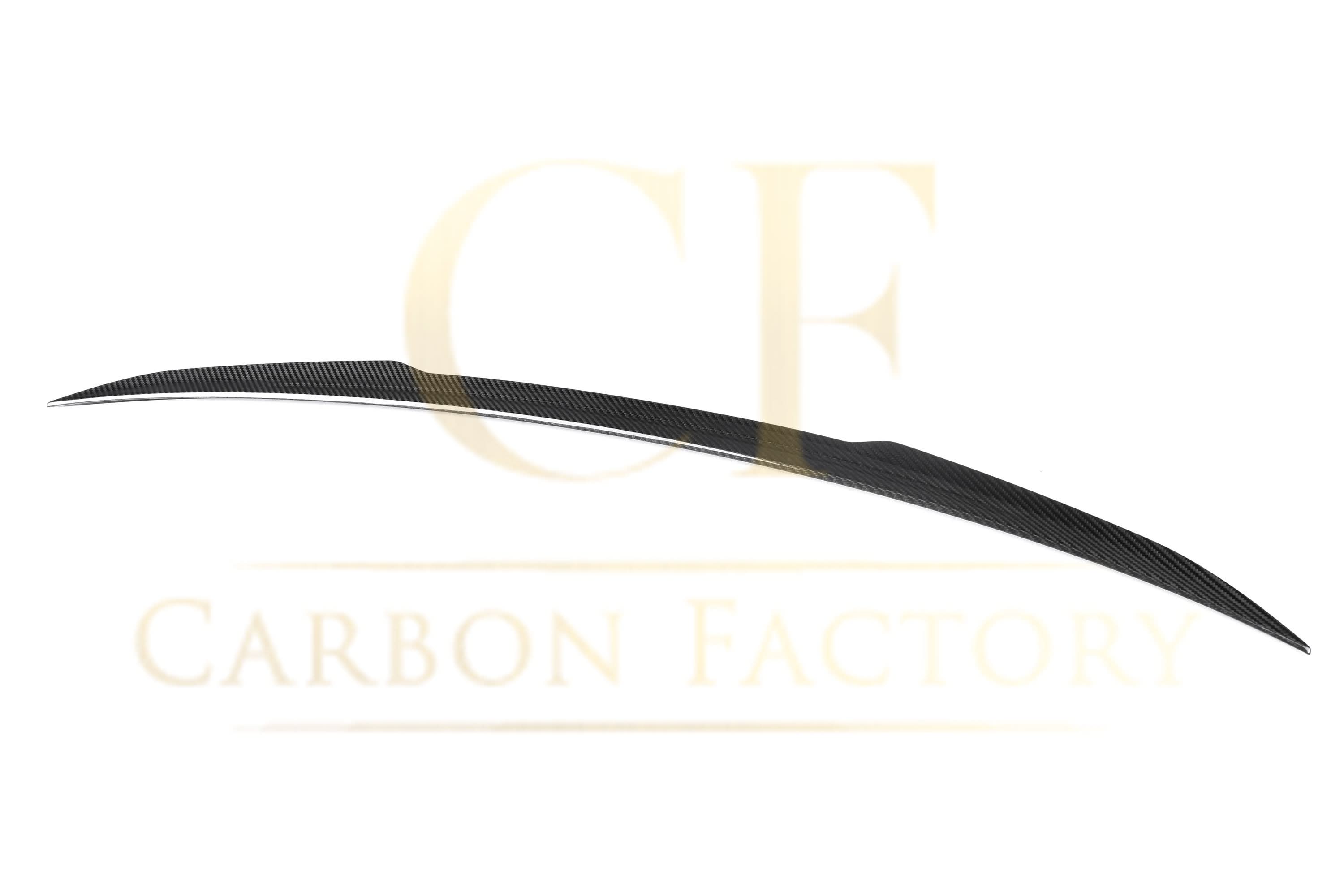 X Style Pre-Preg Carbon Fibre Boot Spoiler for Mercedes Benz W213 E Class Saloon 17-Present - Carbon Factory