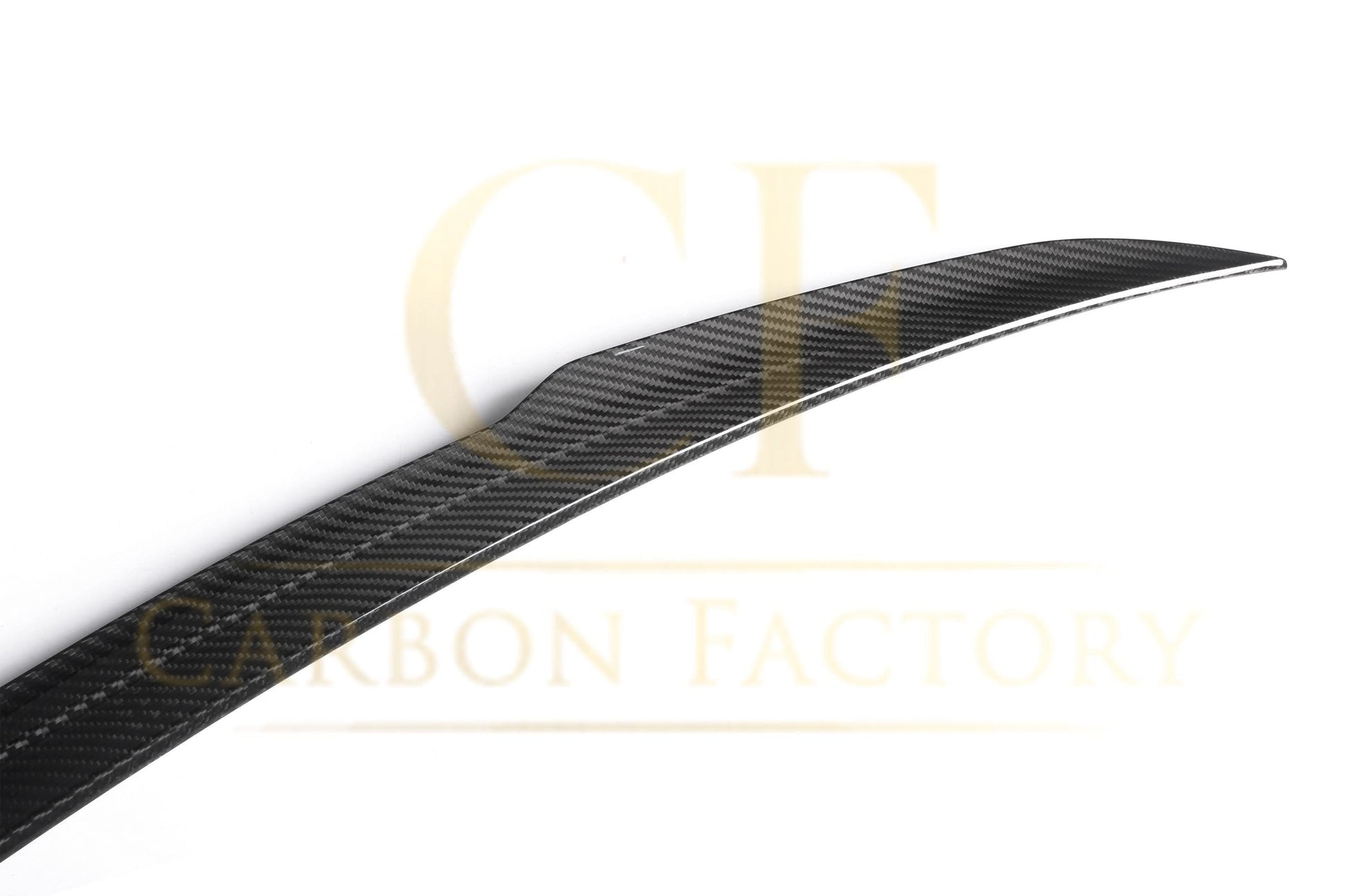 X Style Pre-Preg Carbon Fibre Boot Spoiler for Mercedes Benz W213 E Class Saloon 17-Present - Carbon Factory