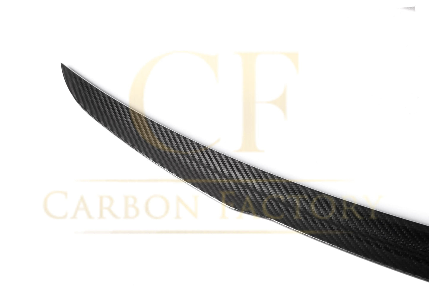 X Style Pre-Preg Carbon Fibre Boot Spoiler for Mercedes Benz W213 E Class Saloon 17-Present - Carbon Factory