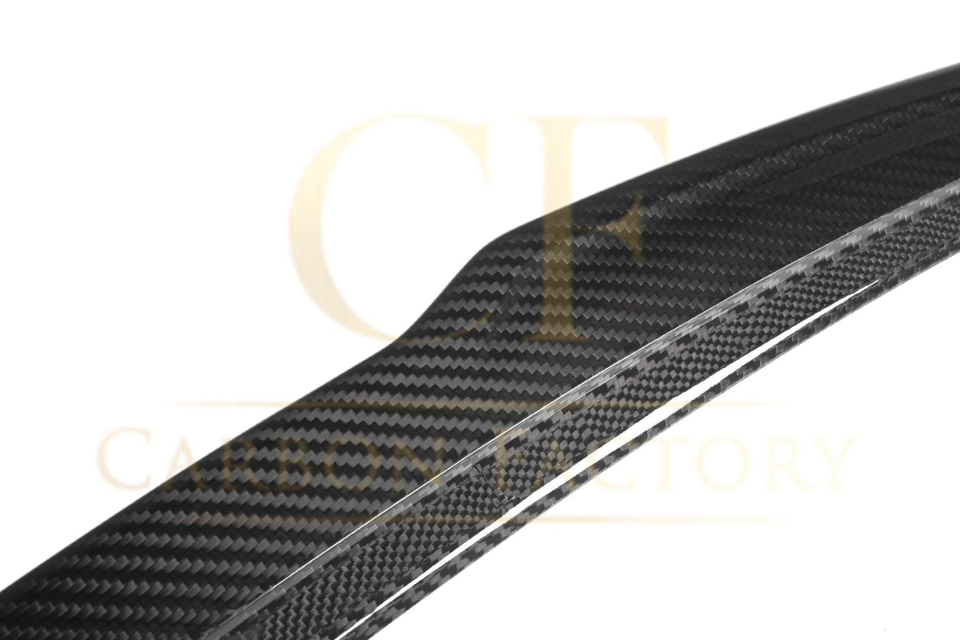 X Style Pre-Preg Carbon Fibre Boot Spoiler for Mercedes Benz W213 E Class Saloon 17-Present - Carbon Factory