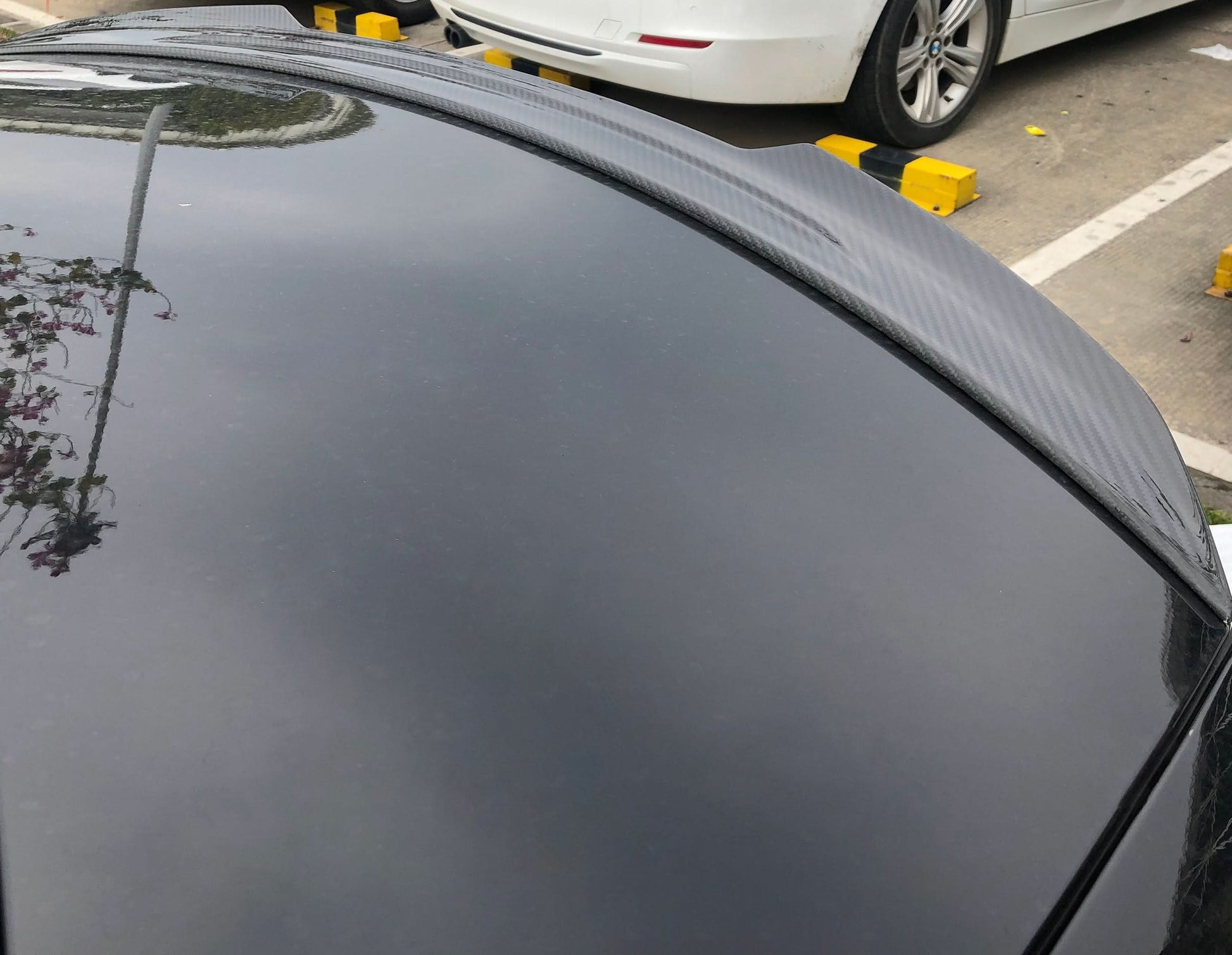 X Style Pre-Preg Carbon Fibre Boot Spoiler for Mercedes Benz W223 S Class Saloon 19-Present - Carbon Factory