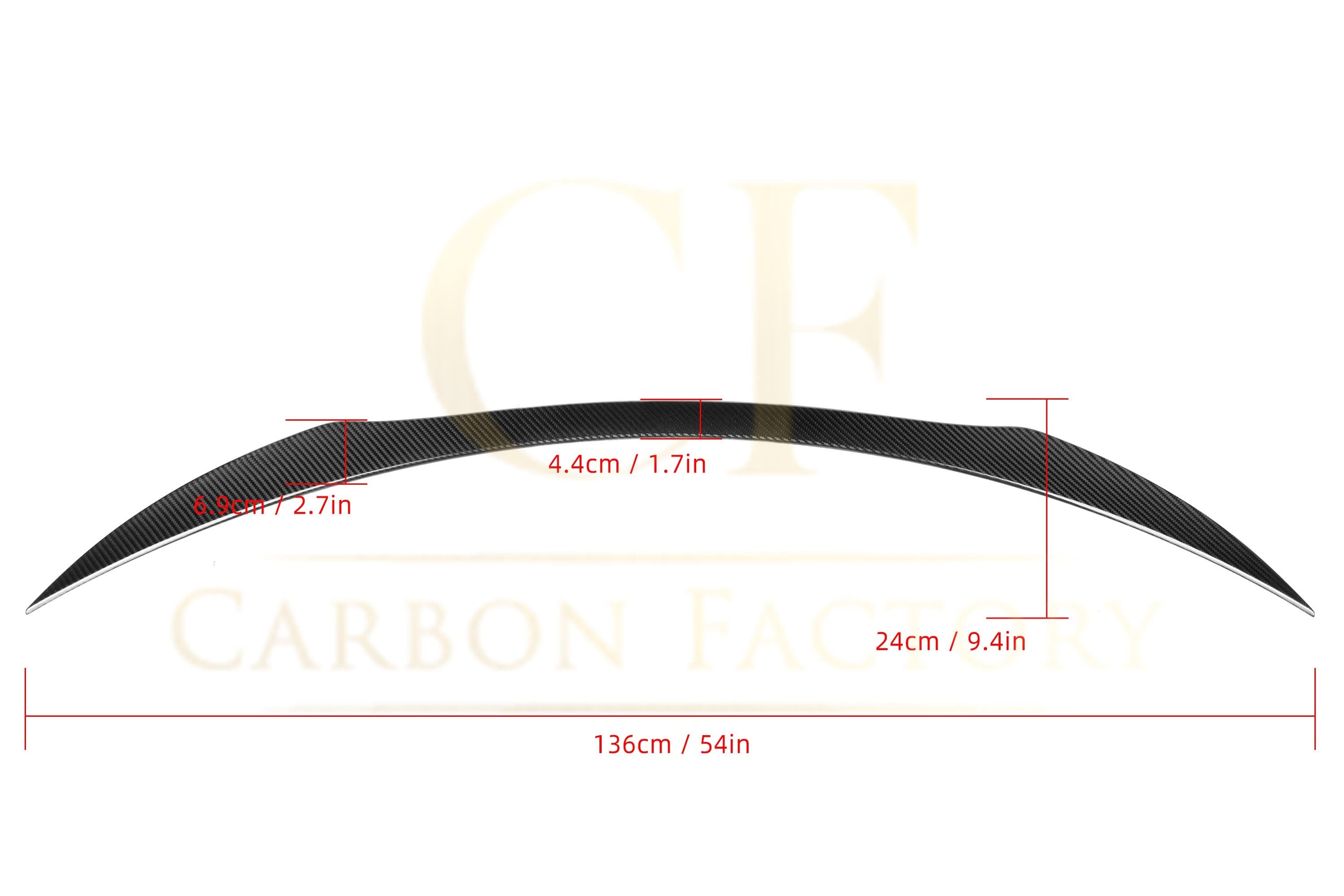 X Style Pre-Preg Carbon Fibre Boot Spoiler for Mercedes Benz W292 GLE Coupe 16-19 - Carbon Factory