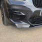 V Style Carbon Fibre Front Splitter for BMW F97 X3M F98 X4M 18-21