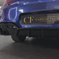 V Style Gloss Black Rear Diffuser Dual Exhaust for BMW 6 Series F06 F12 F13 M Sport 12-17