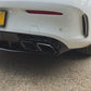 AMG Style Gloss Black Rear Diffuser & Exhaust Tips for Mercedes Benz W205 C Class & C63 Coupe 15-21