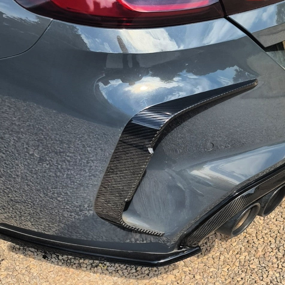 SQ Style Pre-Preg Carbon Fibre Rear Trims for BMW F93 M8 20-Present