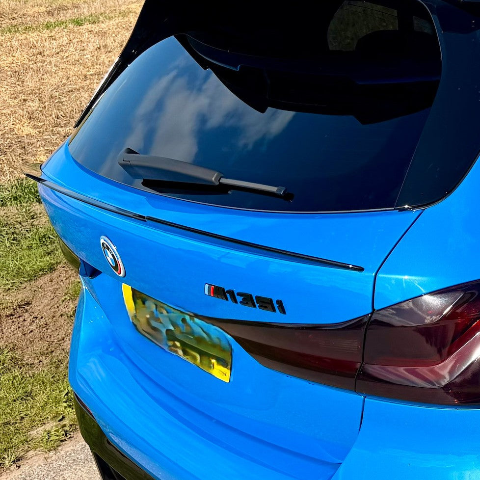 Gloss Black Mid Spoiler for BMW F40 1 Series 19-24