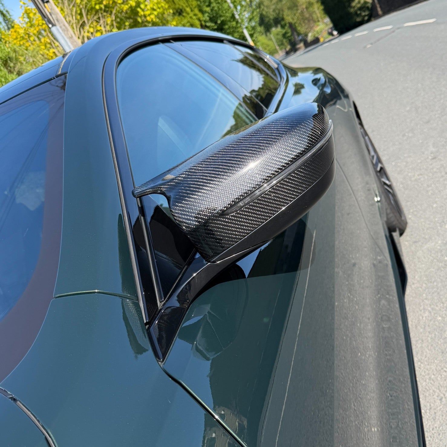 MP Style Carbon Fibre Replacement Mirror Covers for BMW G14 G15 G16 8 Series 17-Present