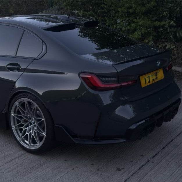 SQ Style Pre-preg Carbon Fibre Roof Spoiler  for BMW G20 3 Series G80 M3 19-Present - Carbon Factory