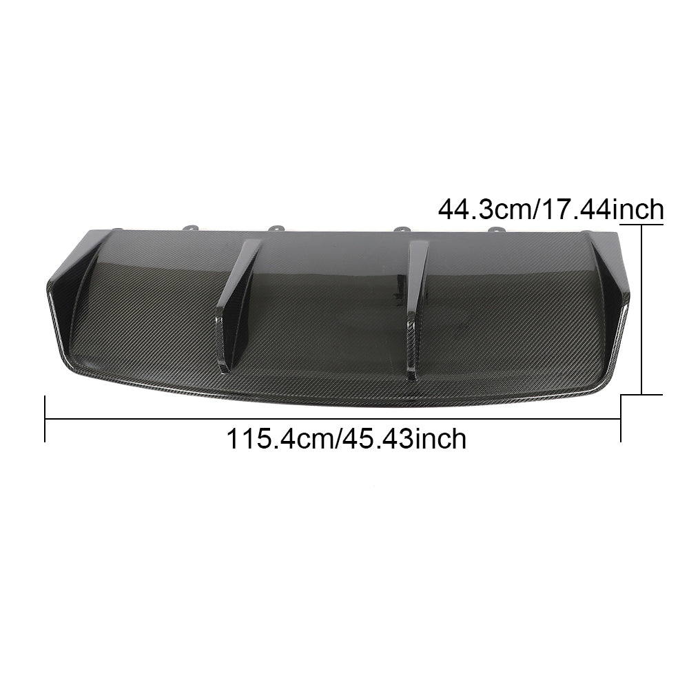 V Style Pre-Preg Carbon Fibre Rear Diffuser for Porsche Taycan Turbo 19-21 - Carbon Factory