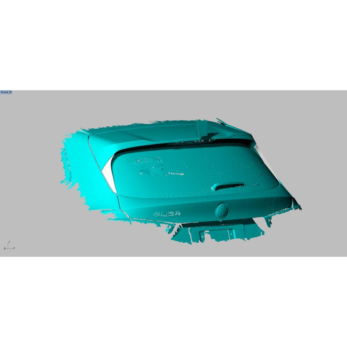 Carbon Fibre Rear Boot Trims for BMW G01 X3 18-25