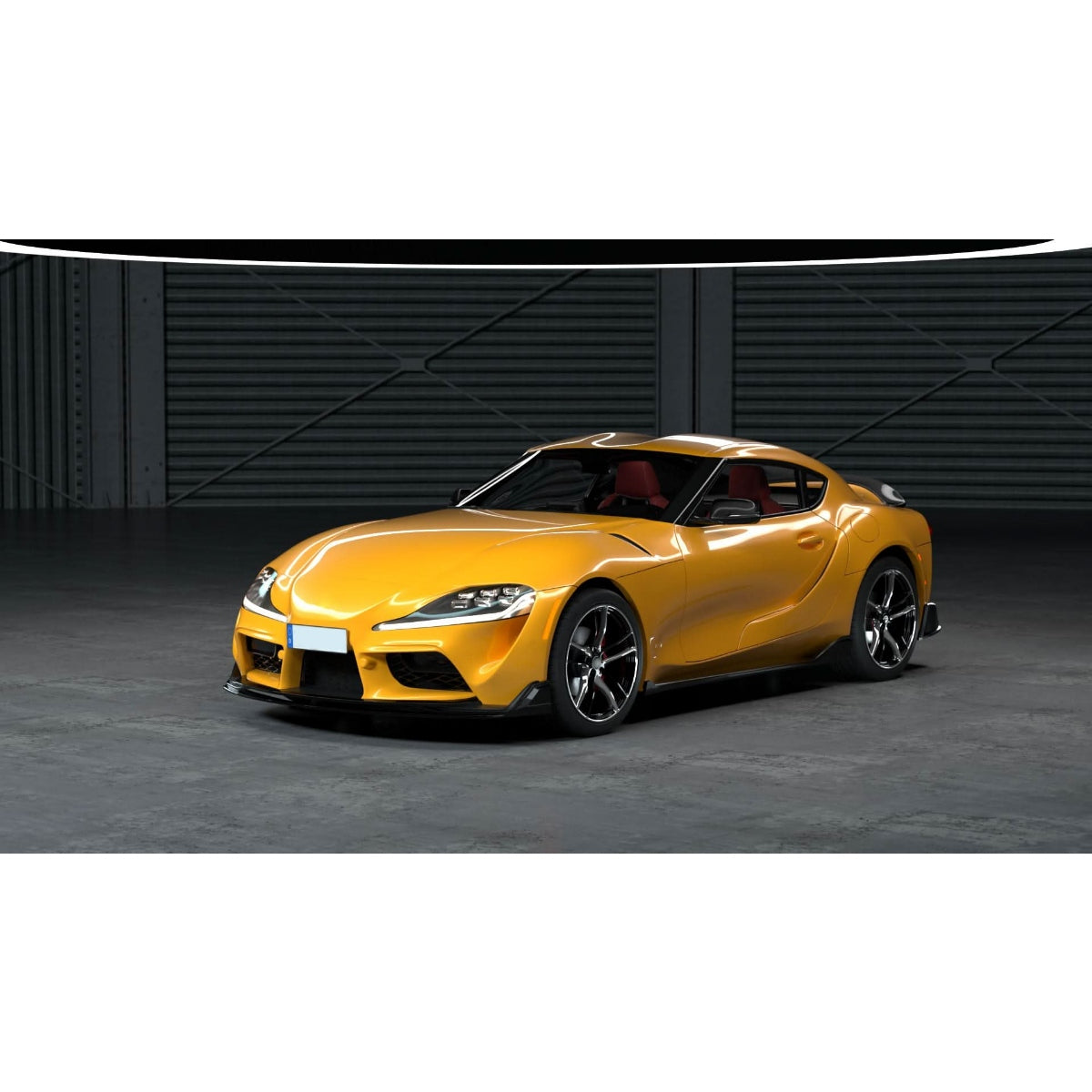 MZ Style Carbon Fibre Front Splitter for Toyota A90 Supra 19-Present - Carbon Factory