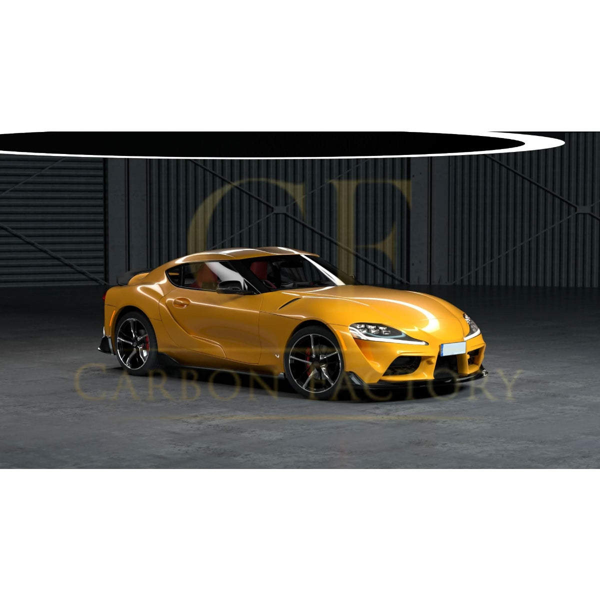 MZ Style Carbon Fibre Front Splitter for Toyota A90 Supra 19-Present - Carbon Factory