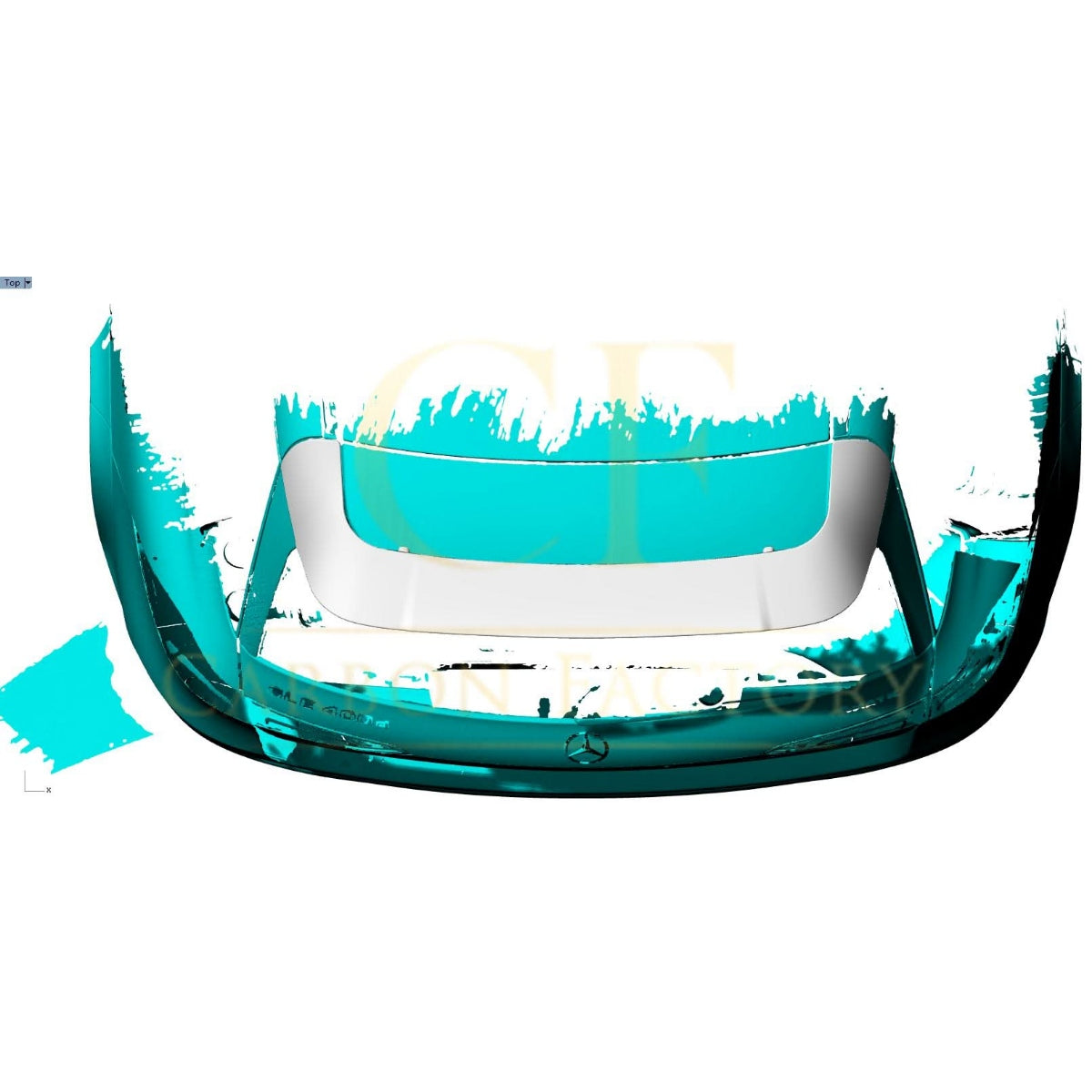 Carbon Fibre Roof Spoiler for Mercedes Benz W292 GLE SUV 20-Present - Carbon Factory