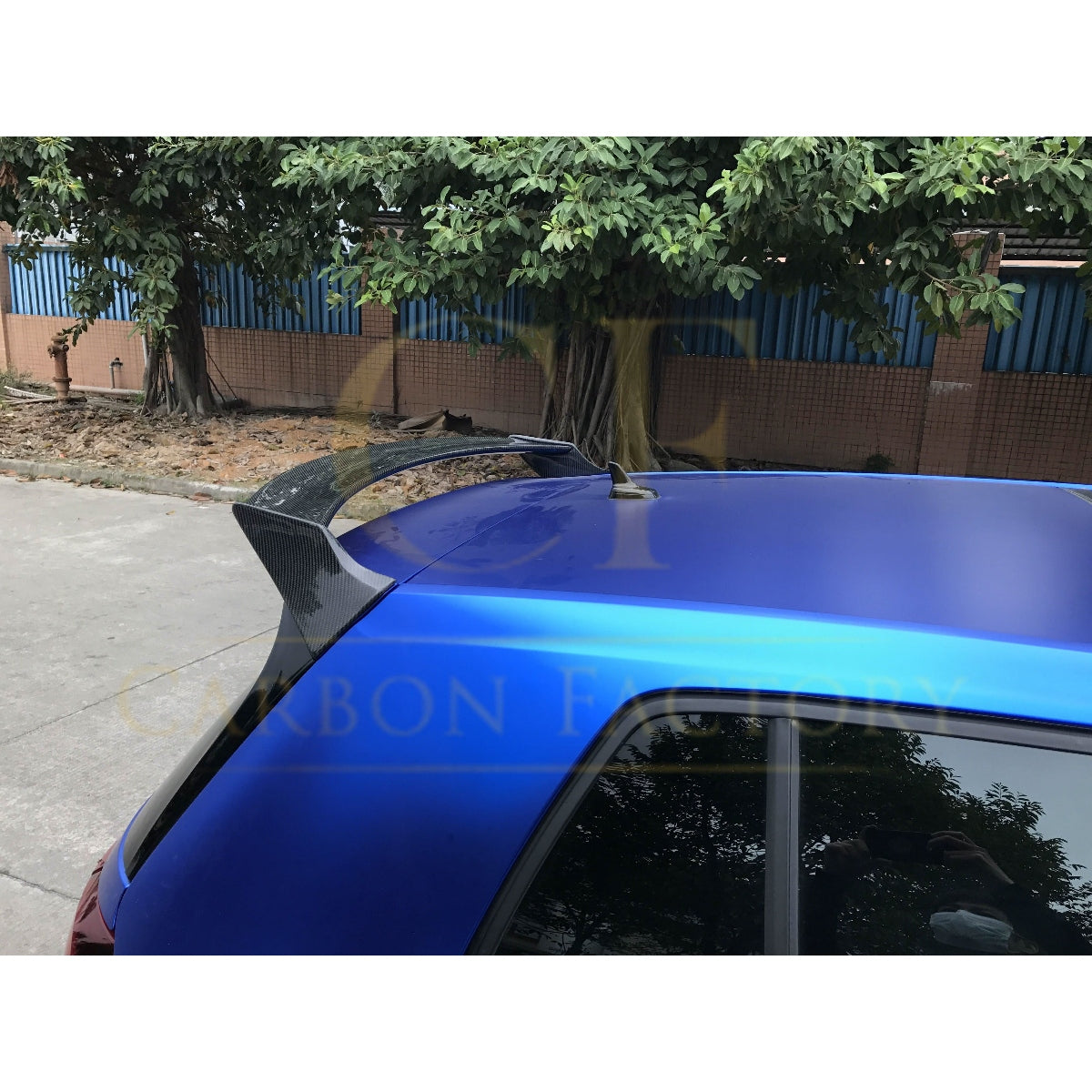J Style Carbon Fibre Roof Spoiler for VW Golf MK7 14-20 - Carbon Factory