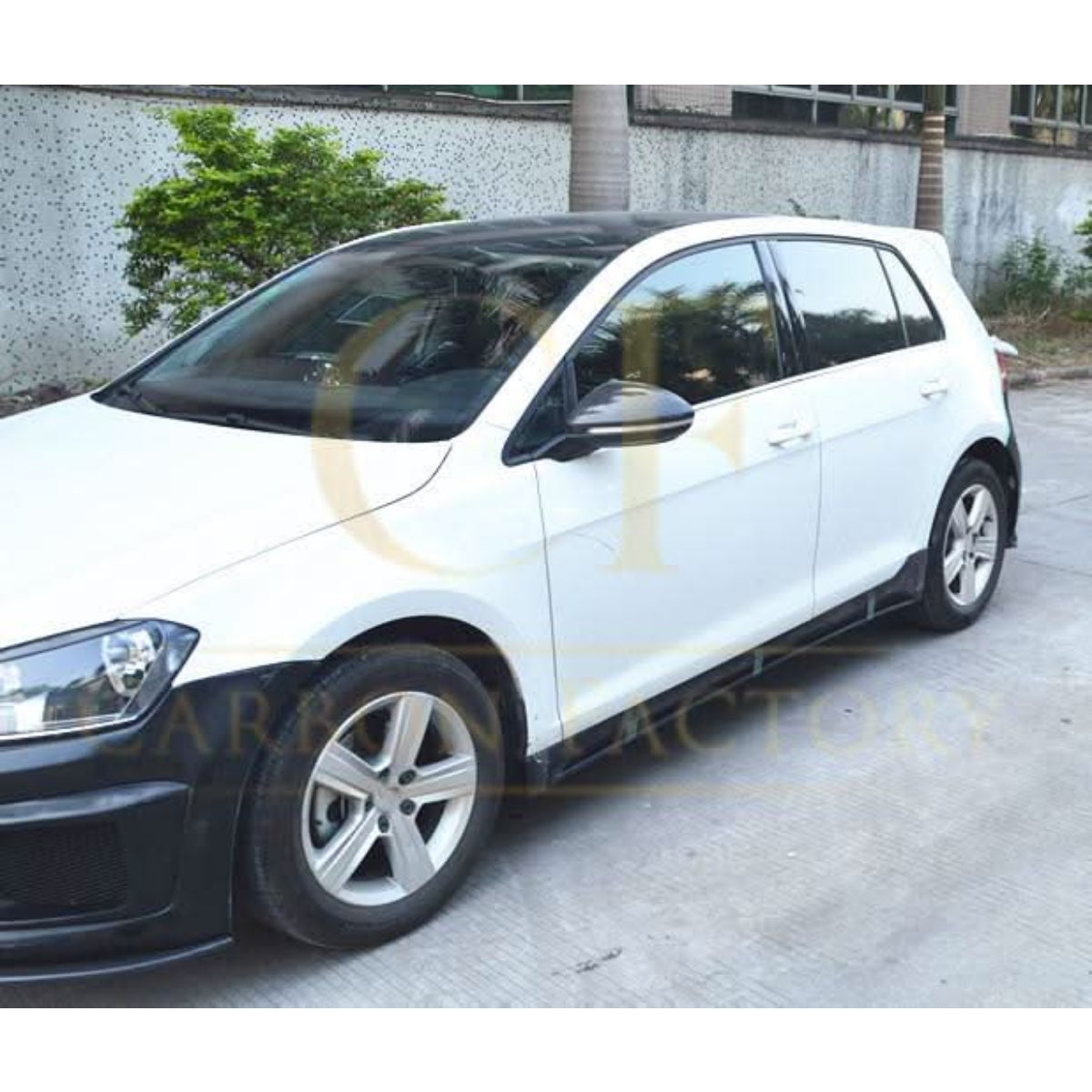 JP Style Carbon Fibre Side Skirts for VW Golf MK7 14-17 - Carbon Factory