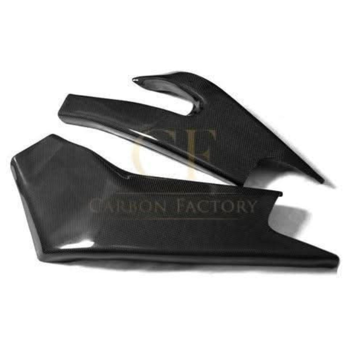 Pre-preg Carbon Fibre Swingarm Cover Protectors for Yamaha R6 2008-2015 - Carbon Factory