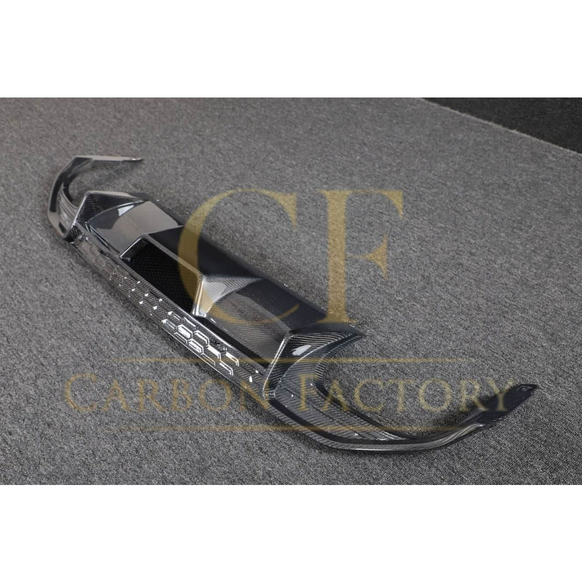 V Style Carbon Fibre Rear Diffuser for Audi S3 Saloon 21-Present - Carbon Factory