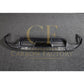 V Style Carbon Fibre Rear Diffuser for Audi S3 Saloon 21-Present - Carbon Factory