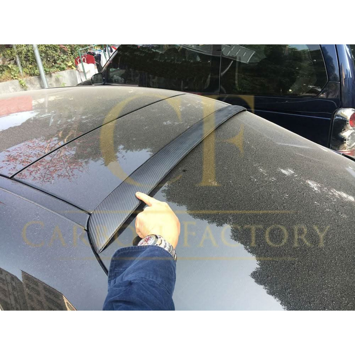 Carbon Fibre Roof Spoiler for Mercedes Benz W213 E Class Saloon 16-17 - Carbon Factory