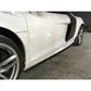 V Style Carbon Fibre Side Skirts for Audi R8 Gen 1 08-14