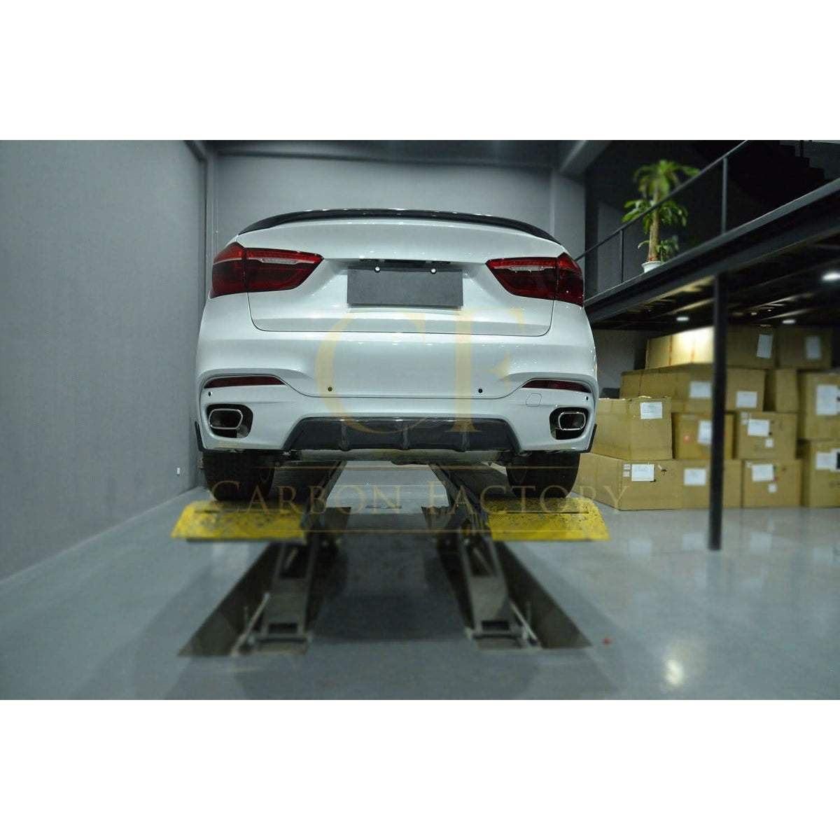 MP Style Carbon Fibre Rear Diffuser for BMW F16 X6 14-18 - Carbon Factory