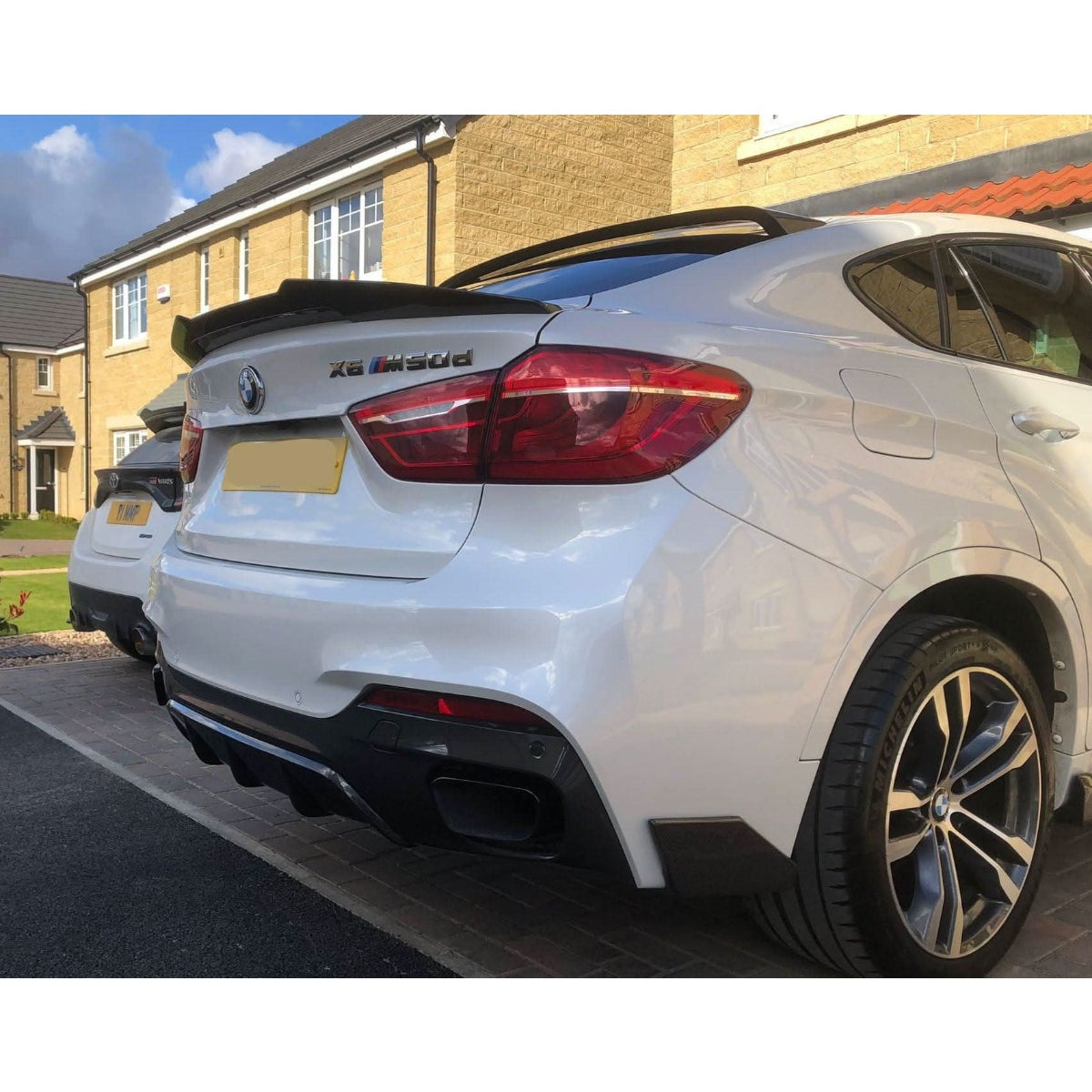 MP Style Carbon Fibre Rear Diffuser for BMW F16 X6 14-18 - Carbon Factory