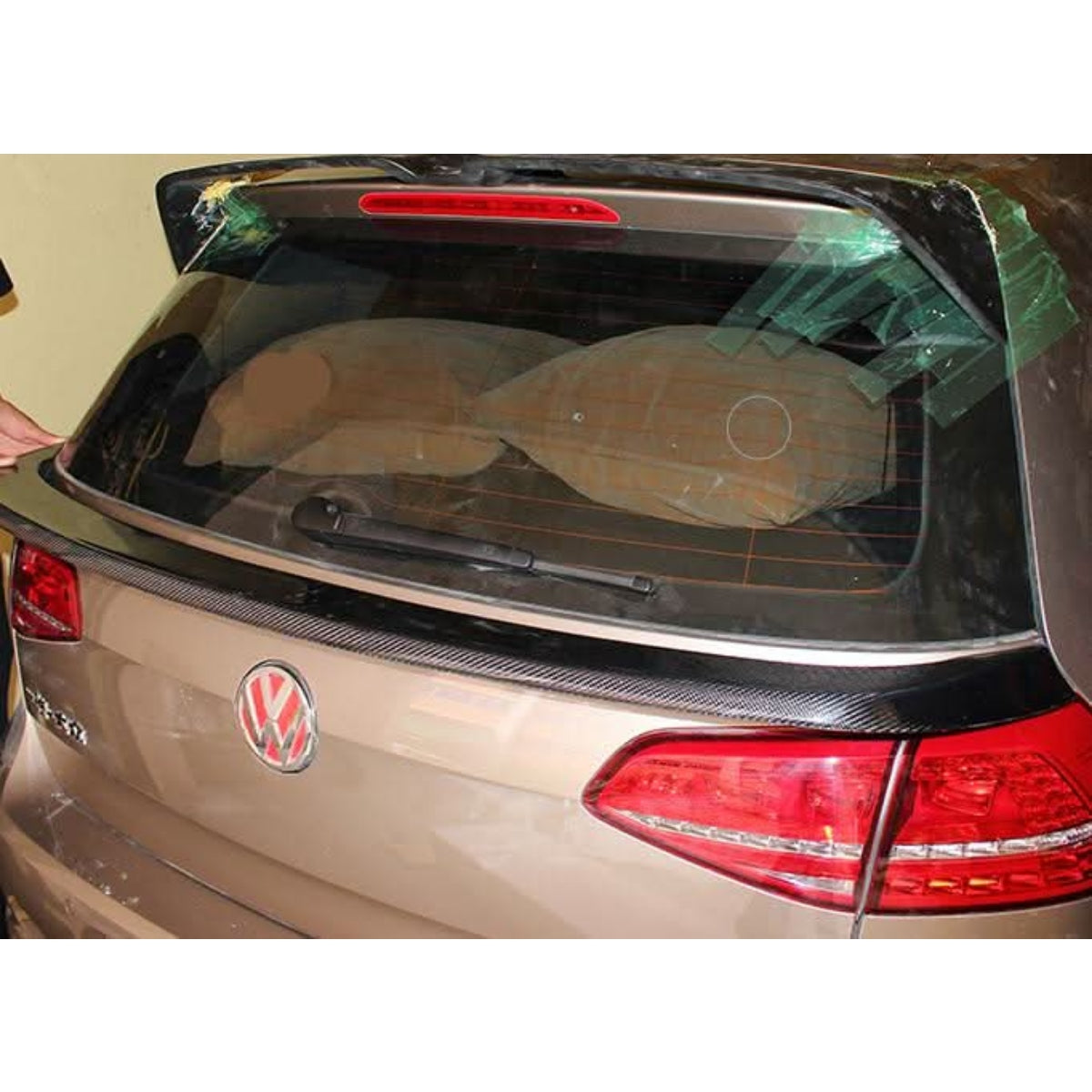 Carbon Fibre Mid Spoiler for VW Golf MK7 14-20 - Carbon Factory